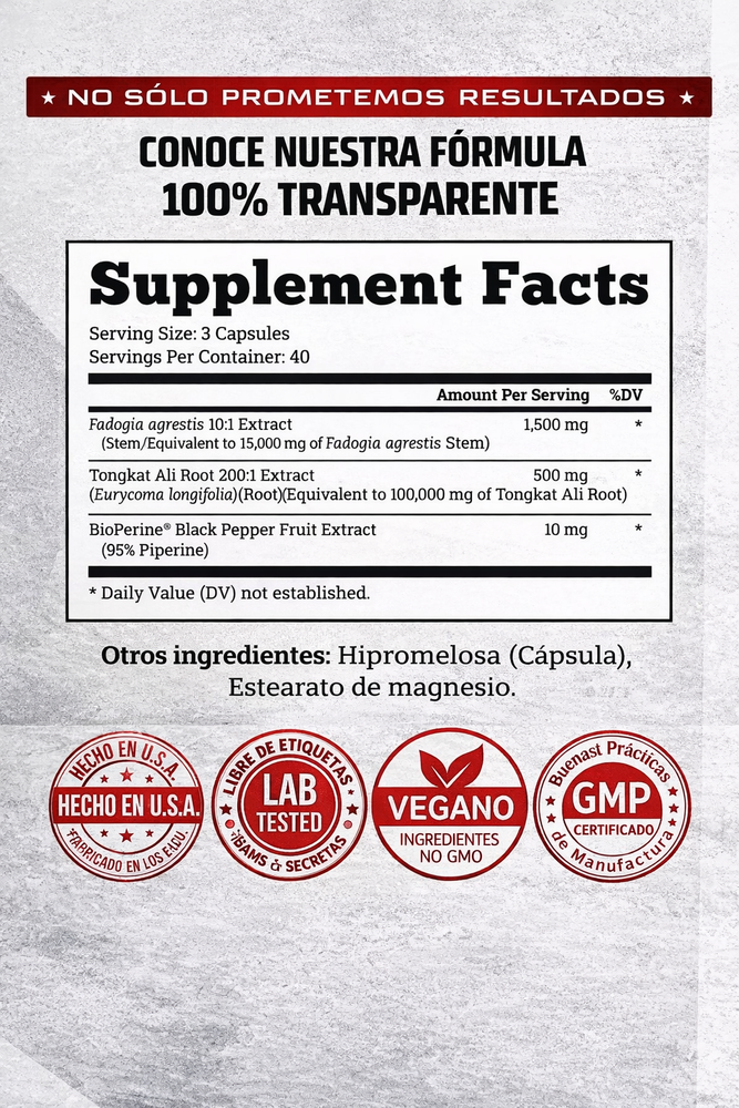 Turkesterone 60 Cápsulas – Rendimiento Deportivo y Apoyo Natural