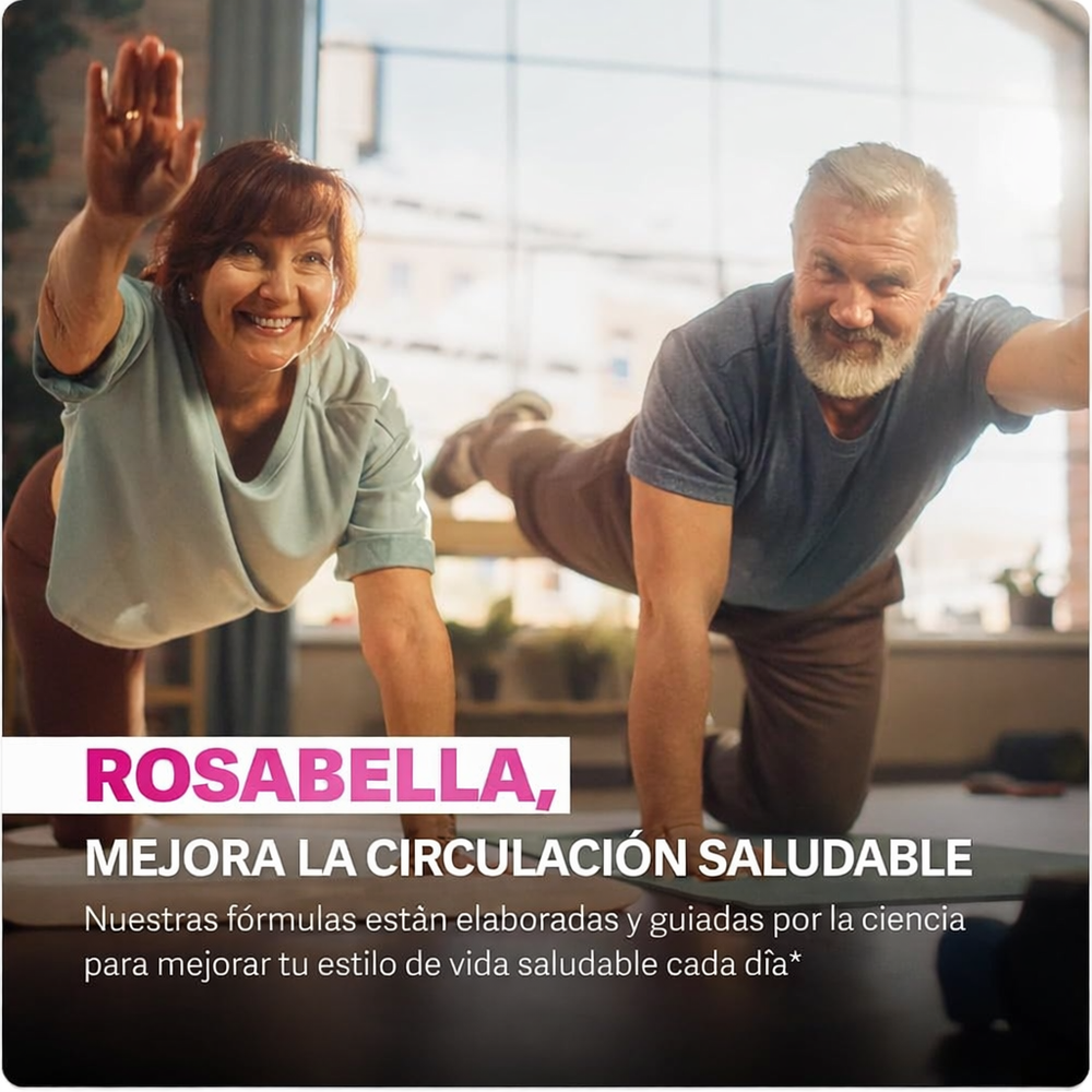 Rosabella Beetroot 1300mg – Remolacha Orgánica en Cápsulas para Circulación, Energía y Rendimiento Deportivo