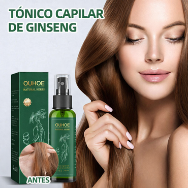 OUHOE Spray Capilar Natural con Ginseng – Fortalecimiento y Cuidado del Cabello Diario
