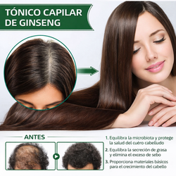 OUHOE Spray Capilar Natural con Ginseng – Fortalecimiento y Cuidado del Cabello Diario