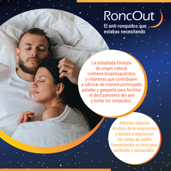RoncOut Spray Bucal 30 ml – Descanso Nocturno y Confort Respiratorio