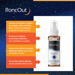 RoncOut Spray Bucal 30 ml – Descanso Nocturno y Confort Respiratorio