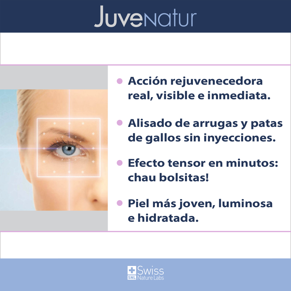Juvenatur Rejuvenecedor Facial – Efecto Tensor y Cuidado del Contorno de Ojos