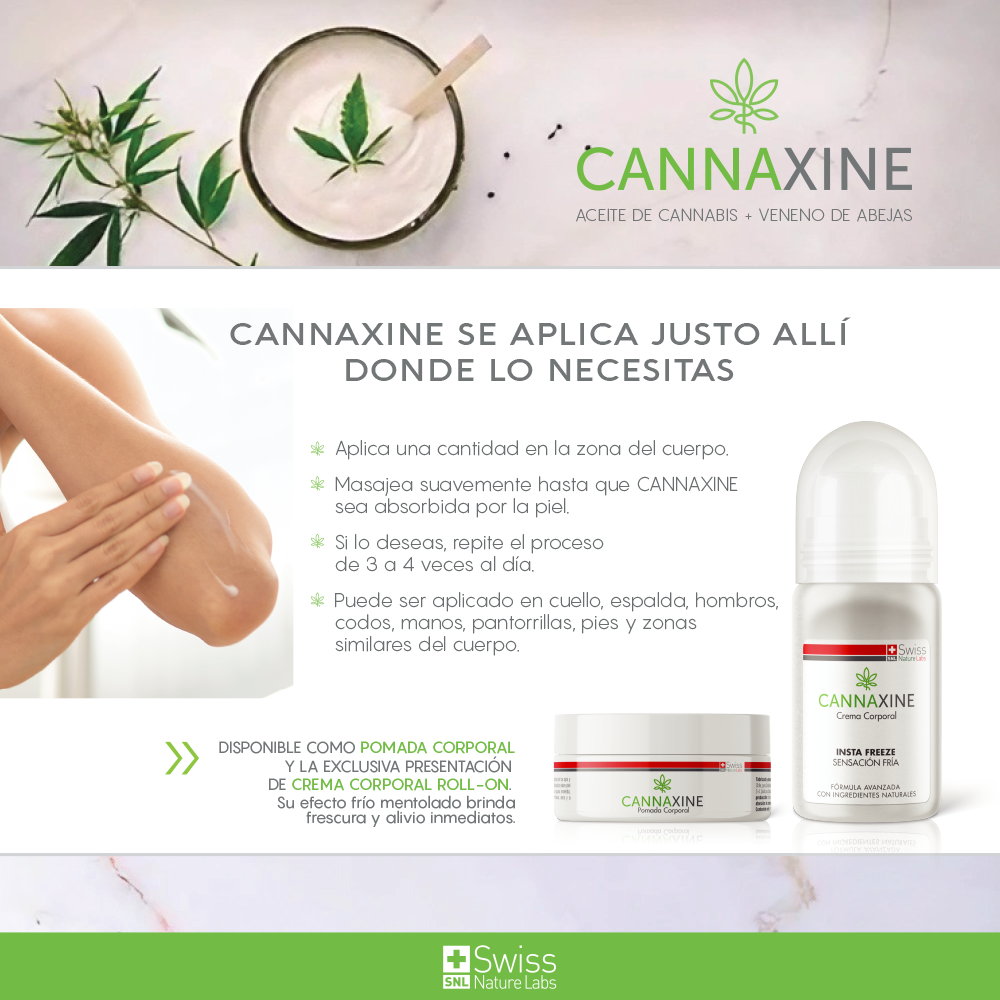 Cannaxine Pomada con Aceite de Cannabis – Cuidado Muscular y Confort Corporal