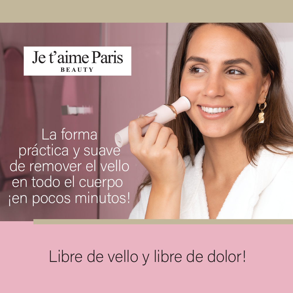 Je T'aime Paris Depiladora Femenina – Depilación Suave y Precisa Wet & Dry