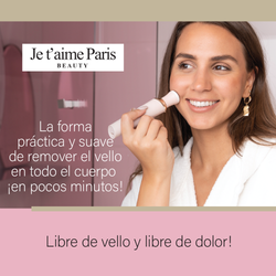 Je T'aime Paris Depiladora Femenina – Depilación Suave y Precisa Wet & Dry