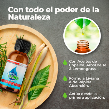 SaniNails Solución de Copaiba – Cuidado Natural para Uñas y Mejor Apariencia