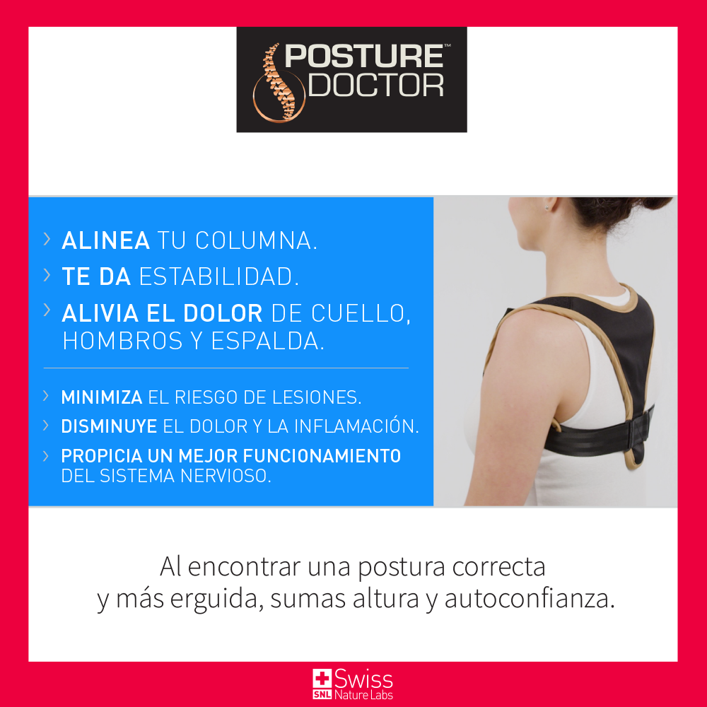 Posture Doctor Corrector de Postura – Soporte Espalda y Alineación Cómoda