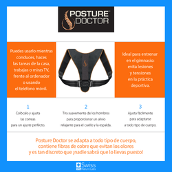 Posture Doctor Corrector de Postura – Soporte Espalda y Alineación Cómoda