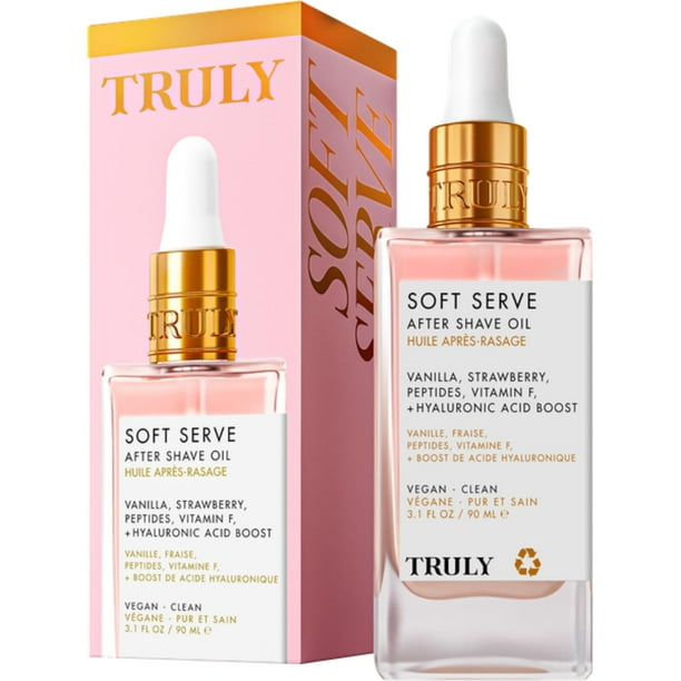 Truly - Soft Serve After Shave Oil – Aceite post-afeitado calmante e hidratante
