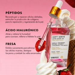 Truly - Soft Serve After Shave Oil – Aceite post-afeitado calmante e hidratante