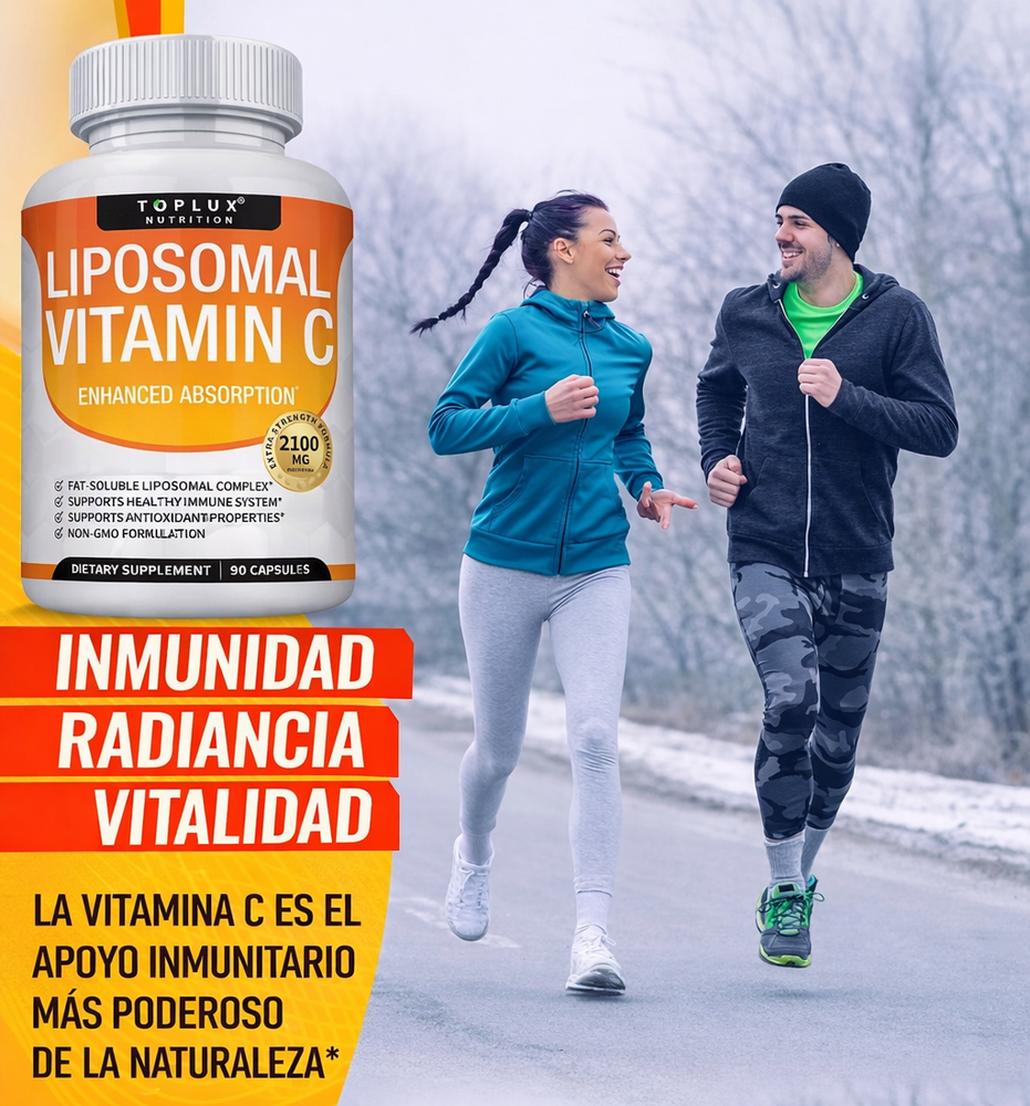 Vitamina C Liposomal 2100mg – Alta Absorción y Apoyo Antioxidante