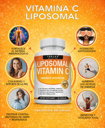 Vitamina C Liposomal 2100mg – Alta Absorción y Apoyo Antioxidante