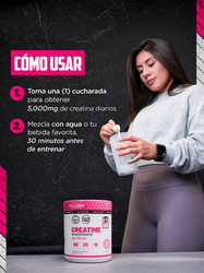 Creatina Monohidratada para Mujeres – Energía y Rendimiento sin Azúcar