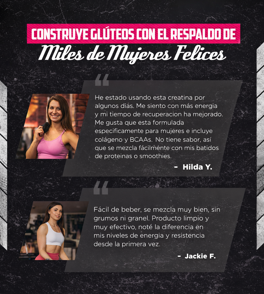 Creatina Monohidratada para Mujeres – Energía y Rendimiento sin Azúcar