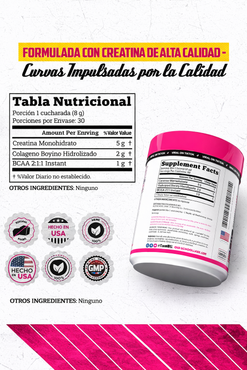 Creatina Monohidratada para Mujeres – Energía y Rendimiento sin Azúcar