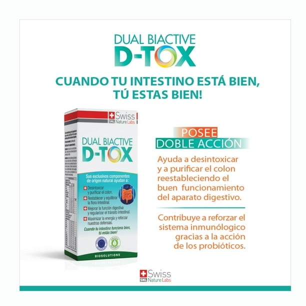 Dual Biactive D-Tox 60 Cápsulas – Bienestar Digestivo y Equilibrio Metabólico