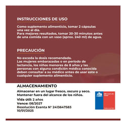 Berberina 1200 mg con Canela 60 Cápsulas – Apoyo Metabólico y Bienestar Diario