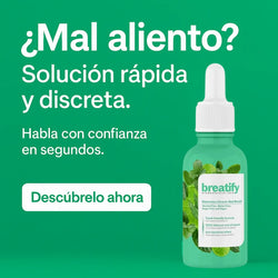 BREATIFY™ Gotas Naturales para la Halitosis Crónica – Eliminador Profesional de Mal Aliento Sin Alcohol.