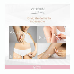 Epilwiz Depiladora Facial Portátil – Remoción Precisa y Suave sin Cuchillas