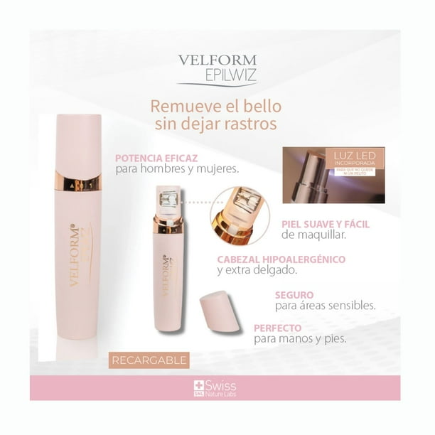 Epilwiz Depiladora Facial Portátil – Remoción Precisa y Suave sin Cuchillas