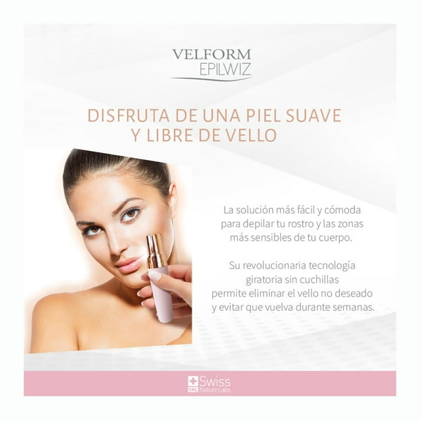 Epilwiz Depiladora Facial Portátil – Remoción Precisa y Suave sin Cuchillas