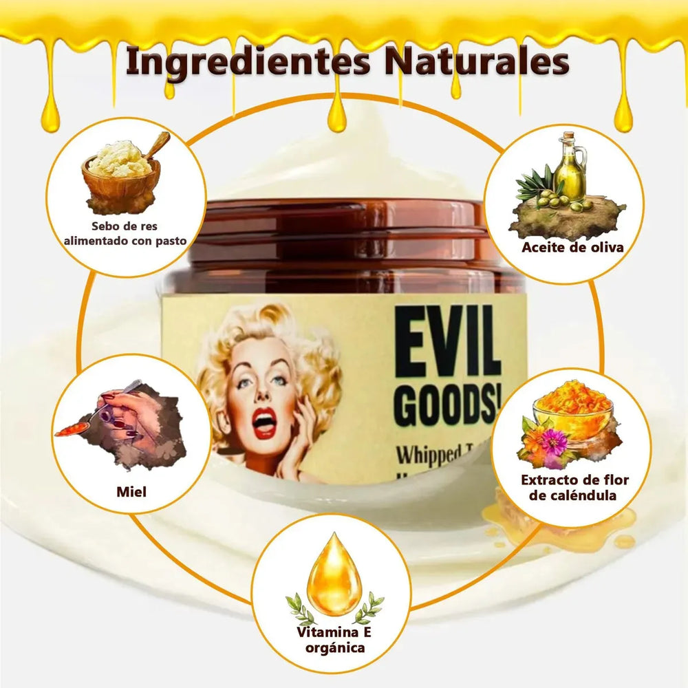 Evil Goods Bálsamo Sebo y Miel de Manuka – Hidratación Natural Multiusos