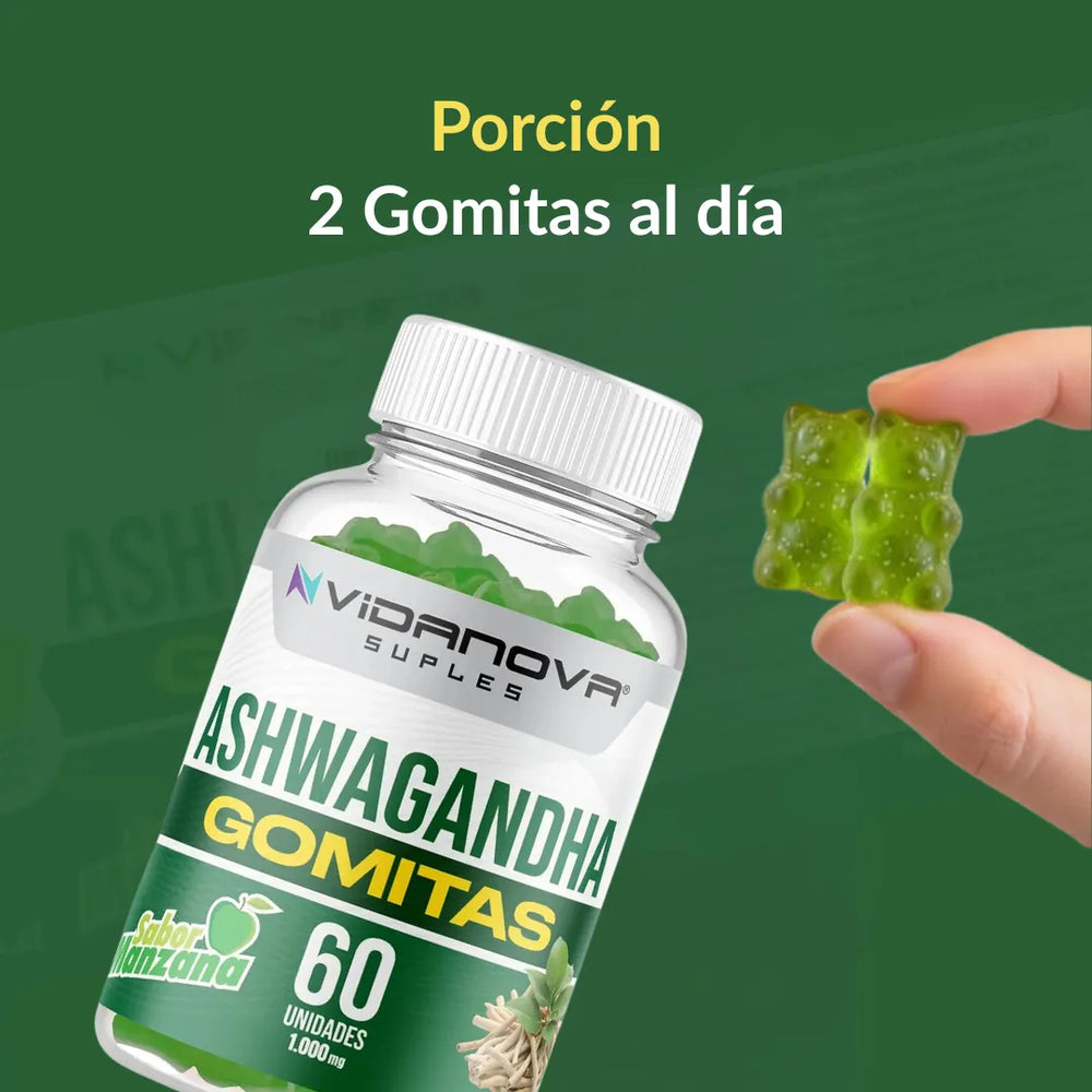 Gomitas Ashwagandha 1000mg – Bienestar, Relajación y Energía Natural