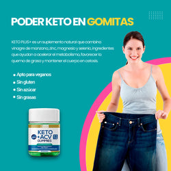 Keto Plus Gomitas Vinagre de Manzana – Energía y Apoyo Metabólico Natural