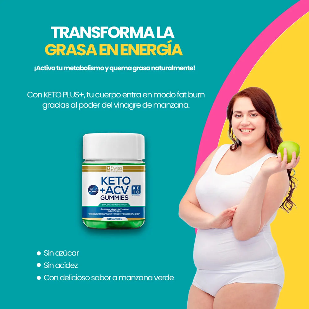 Keto Plus Gomitas Vinagre de Manzana – Energía y Apoyo Metabólico Natural