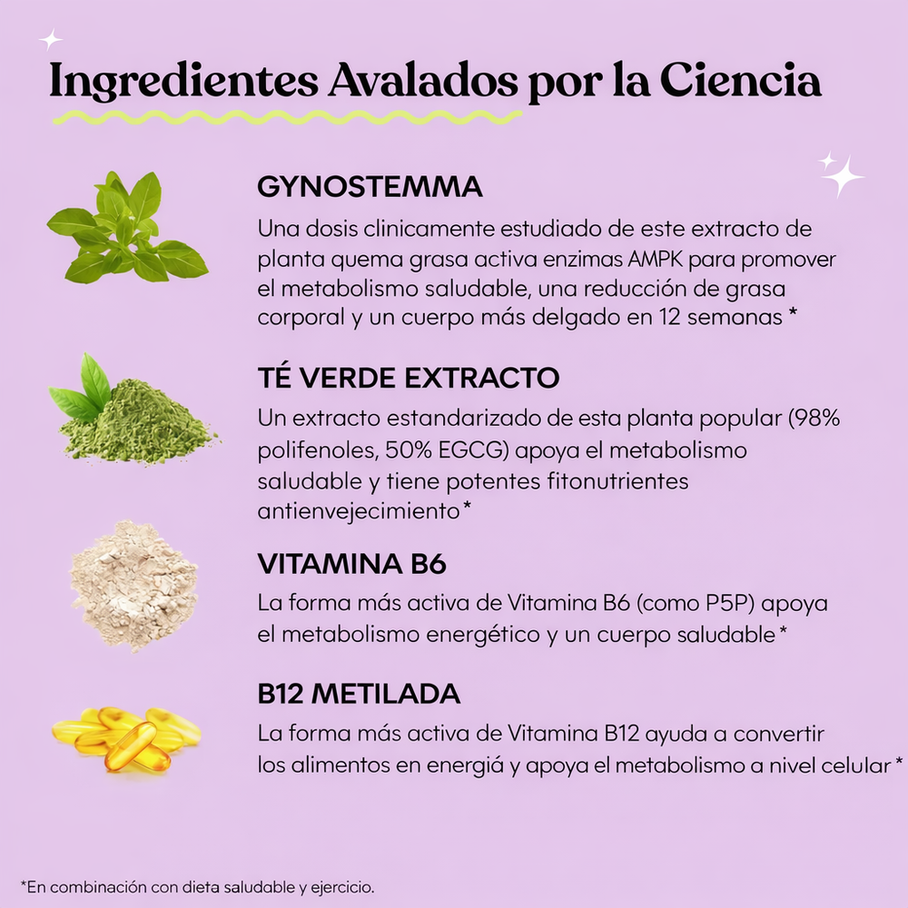 Lemme Burn – Suplemento Metabólico Natural para Energía, Apoyo en Pérdida de Peso y Control del Apetito