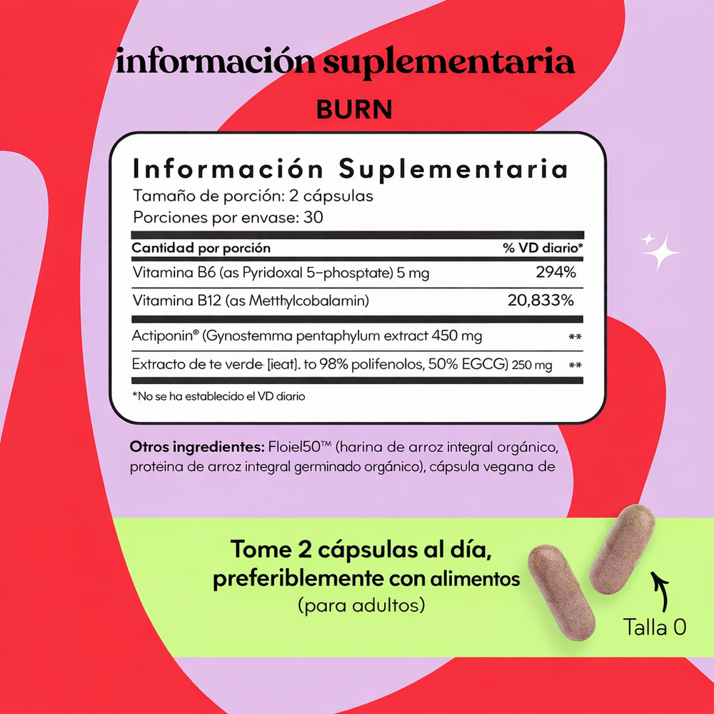 Lemme Burn – Suplemento Metabólico Natural para Energía, Apoyo en Pérdida de Peso y Control del Apetito