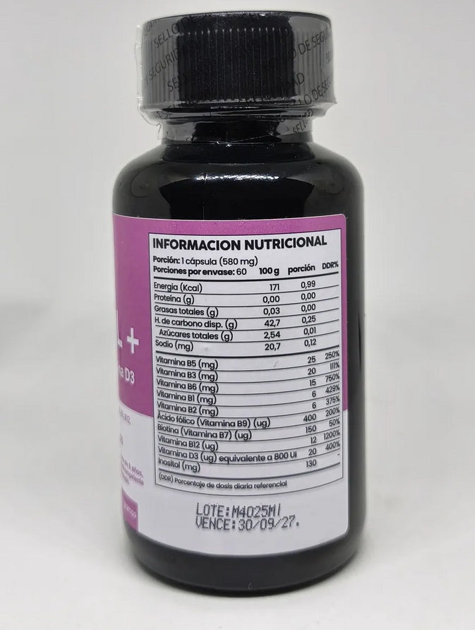 Mio-Inositol+ – Suplemento para Equilibrio Hormonal Femenino | Apoyo para SOP, Fertilidad y Regulación del Ciclo Menstrual