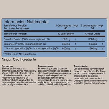 Miracle Moo Calostro Bovino – Suplemento Natural para Apoyo Inmunológico y Salud Intestinal