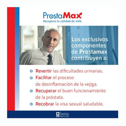 ProstaMax Suplemento Próstata Masculina – Bienestar Urinario y Apoyo Natural con Zinc