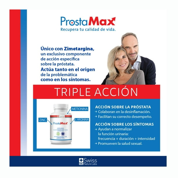 ProstaMax Suplemento Próstata Masculina – Bienestar Urinario y Apoyo Natural con Zinc
