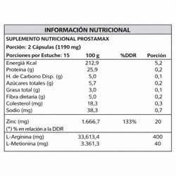 ProstaMax Suplemento Próstata Masculina – Bienestar Urinario y Apoyo Natural con Zinc