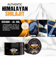 Shilajit Himalaya Auténtico 80g – Resina Natural Alta Pureza | Energía, Vitalidad y Rendimiento Masculino