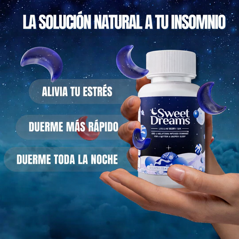 Sweet Dream Cápsulas – Suplemento Natural para Apoyar el Sueño Profundo y la Relajación Nocturna