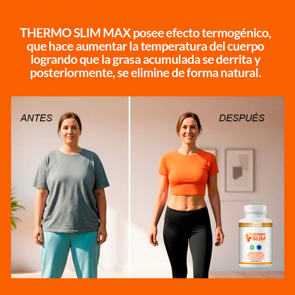 Thermo Slim Max Cápsulas – Energía Natural y Apoyo Metabólico Diario