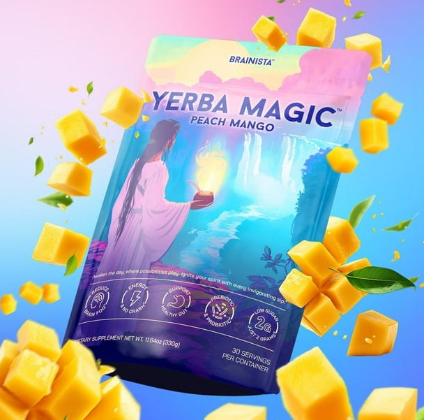 Yerba Mate Sabor Durazno Mango – Energía Natural con Sabor Tropical | Mezcla Premium con Hoja de Yerba Mate