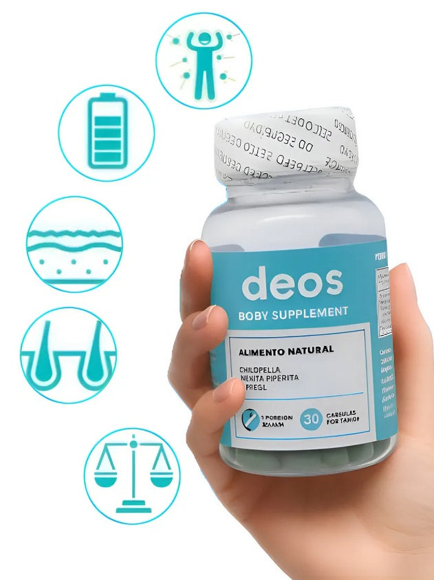 Deos Desodorante Interno en Cápsulas – Suplemento Natural para Control de Olor Corporal | 30 Cápsulas