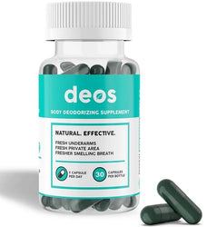 Deos Desodorante Interno en Cápsulas – Suplemento Natural para Control de Olor Corporal | 30 Cápsulas