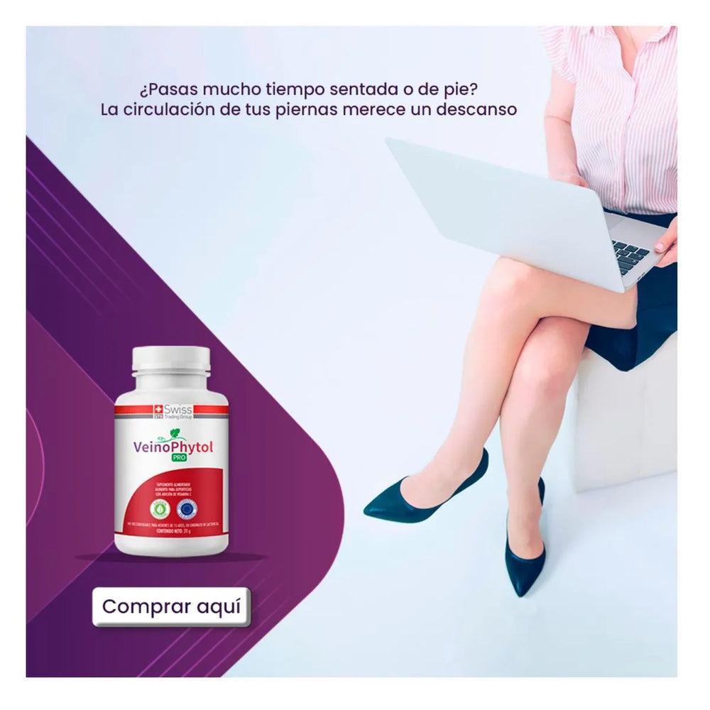 Veinophytol Pro Cápsulas – Bienestar Circulatorio y Ligereza en Piernas