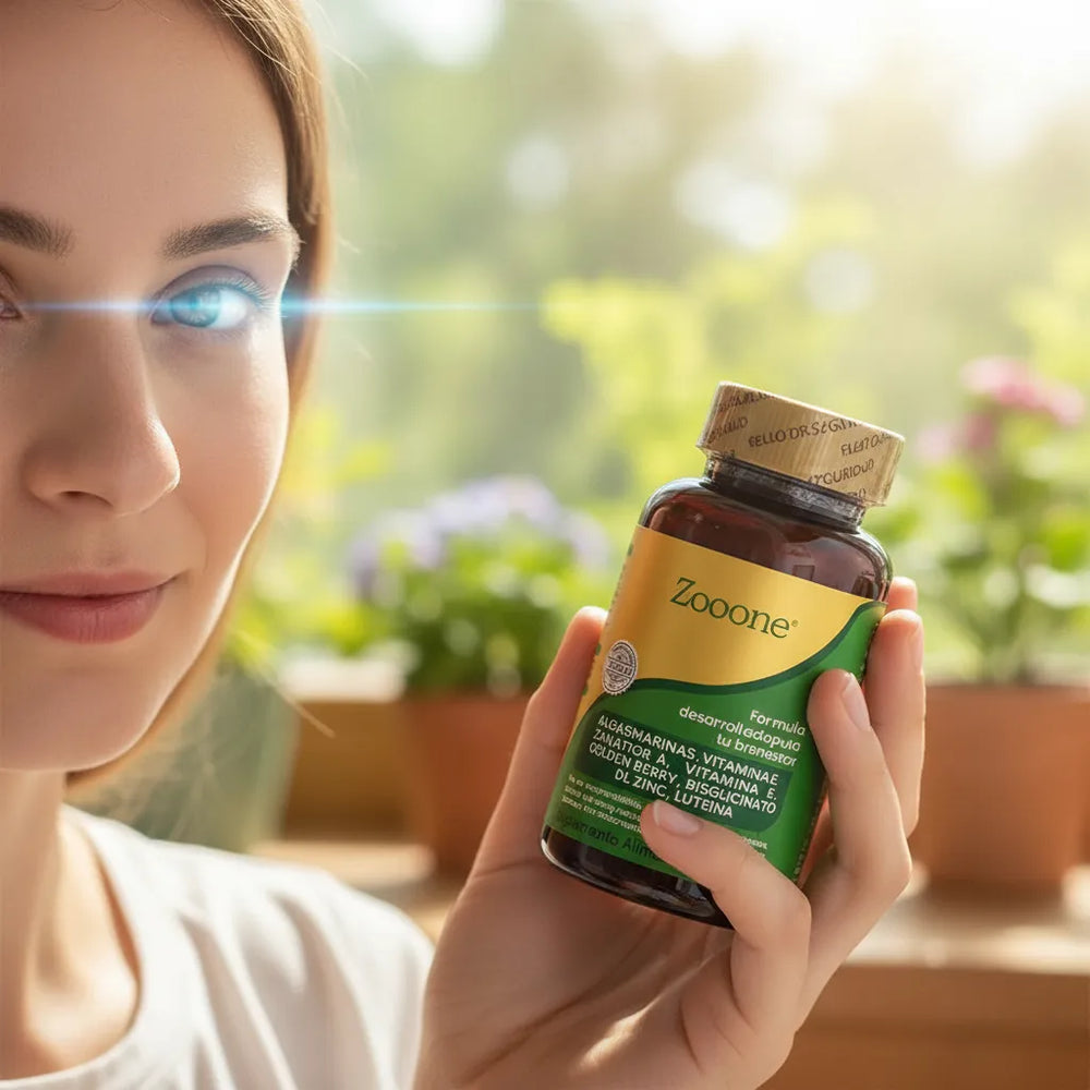 Zooone Salud Visual – Suplemento Ocular con Luteína y Zinc Antioxidante