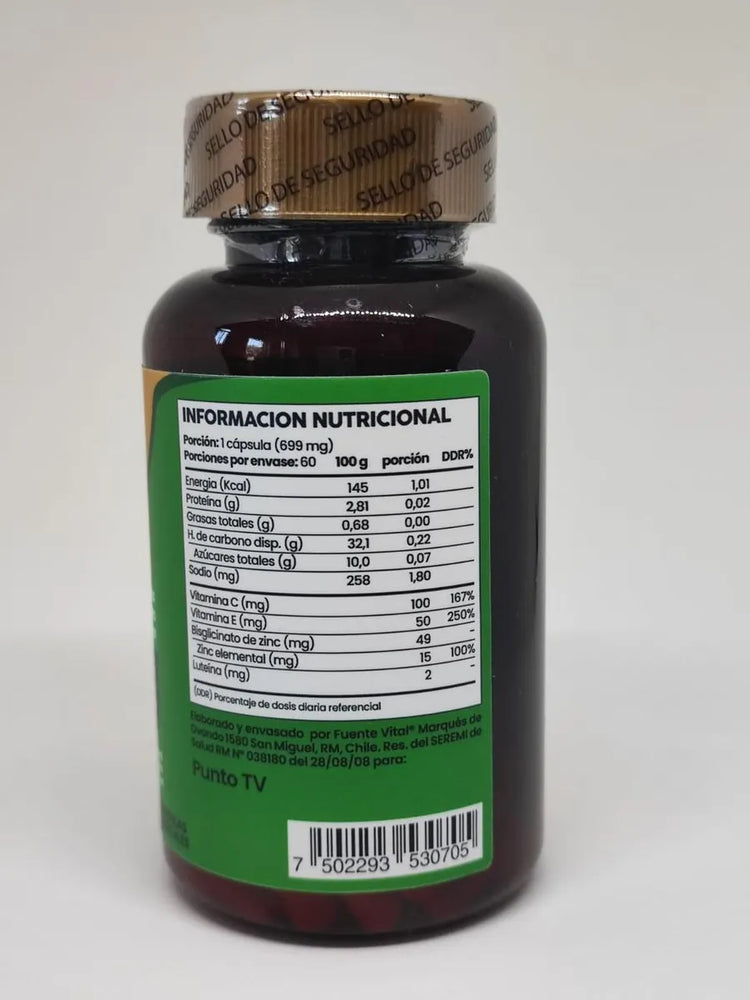 Zooone Salud Visual – Suplemento Ocular con Luteína y Zinc Antioxidante