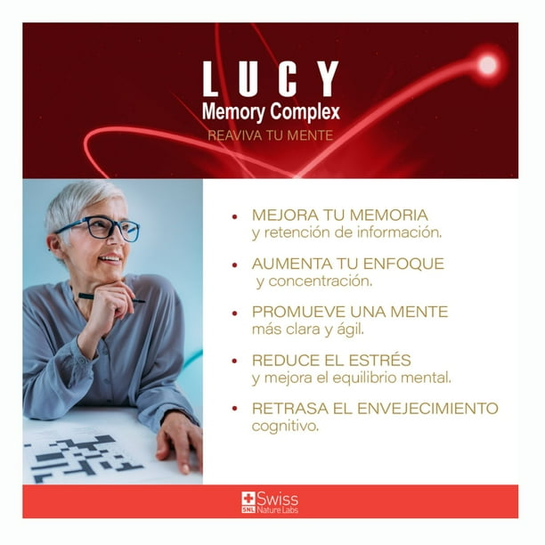 Lucy Memory Complex 30 Cápsulas – Enfoque Mental y Bienestar Cognitivo