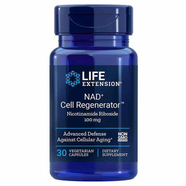 Life Extension NAD+ Cell Regenerator con Resveratrol Elite – Suplemento para Energía Celular y Longevidad | 30 Cápsulas Vegetarianas