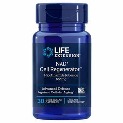 Life Extension NAD+ Cell Regenerator con Resveratrol Elite – Suplemento para Energía Celular y Longevidad | 30 Cápsulas Vegetarianas